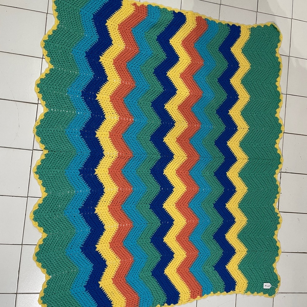 Crocheted Afghan Blanket